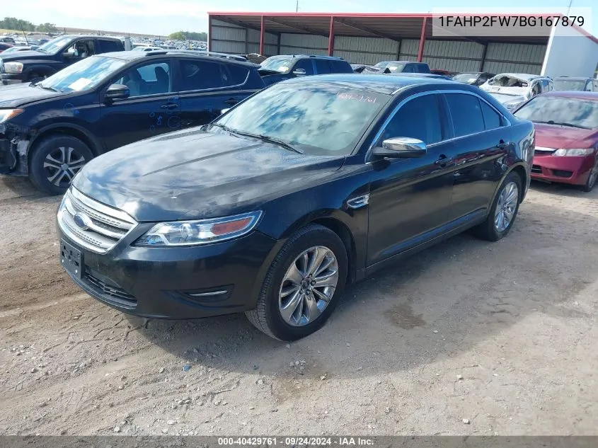 2011 Ford Taurus Limited VIN: 1FAHP2FW7BG167879 Lot: 40429761