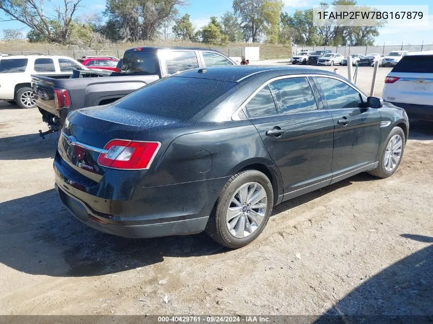 2011 Ford Taurus Limited VIN: 1FAHP2FW7BG167879 Lot: 40429761