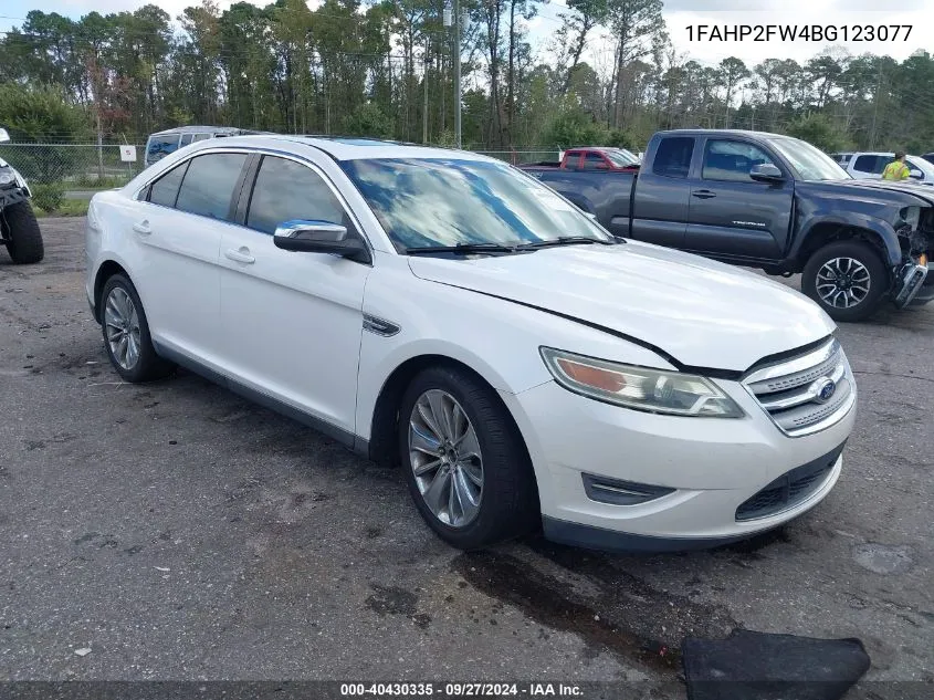 2011 Ford Taurus Limited VIN: 1FAHP2FW4BG123077 Lot: 40430335