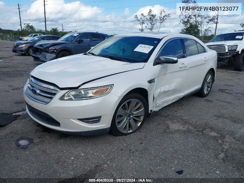 1FAHP2FW4BG123077 2011 Ford Taurus Limited