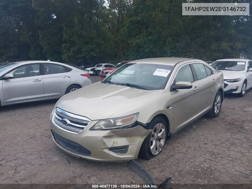 2011 Ford Taurus Sel VIN: 1FAHP2EW2BG146732 Lot: 40477139