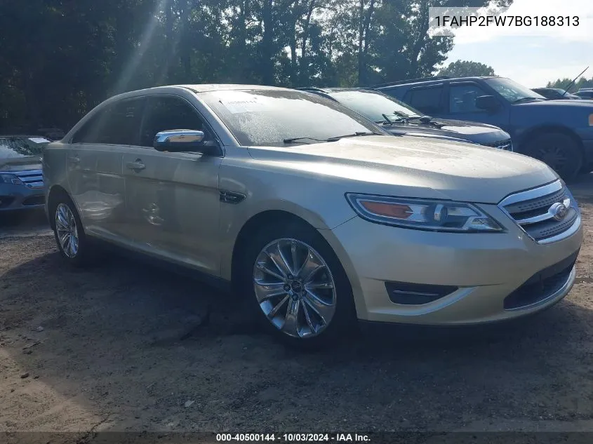 2011 Ford Taurus Limited VIN: 1FAHP2FW7BG188313 Lot: 40500144