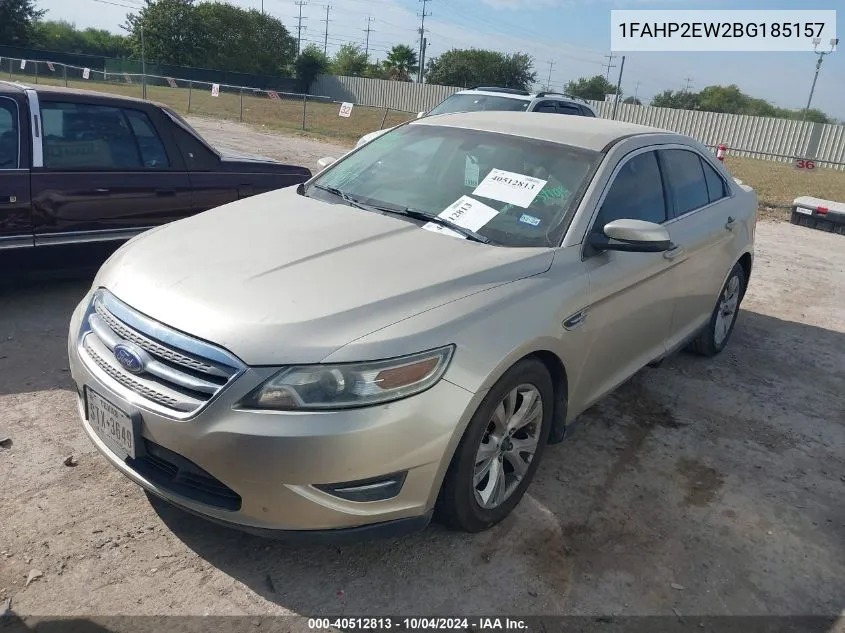 2011 Ford Taurus Sel VIN: 1FAHP2EW2BG185157 Lot: 40512813