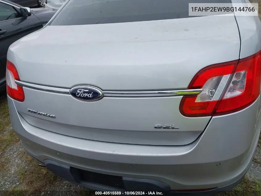 2011 Ford Taurus Sel VIN: 1FAHP2EW9BG144766 Lot: 40515589