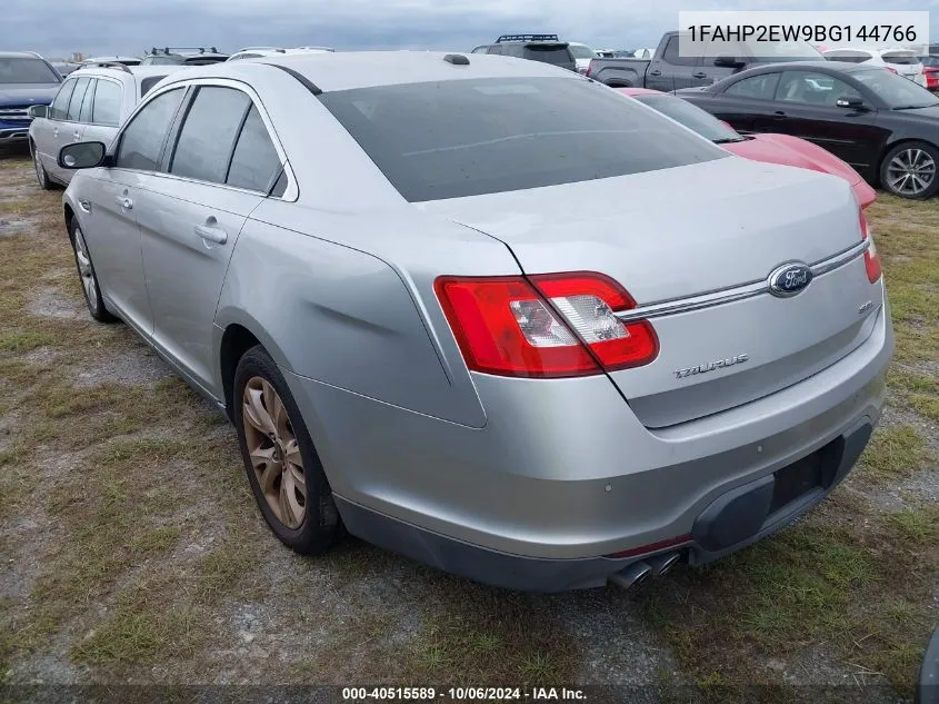 2011 Ford Taurus Sel VIN: 1FAHP2EW9BG144766 Lot: 40515589