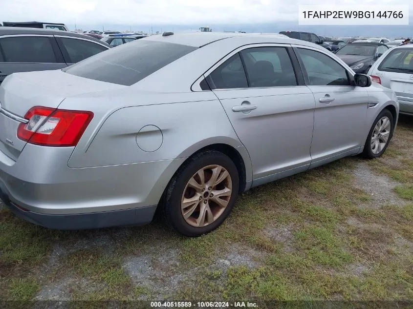 2011 Ford Taurus Sel VIN: 1FAHP2EW9BG144766 Lot: 40515589