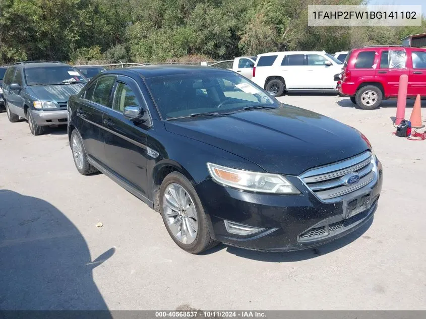 2011 Ford Taurus Limited VIN: 1FAHP2FW1BG141102 Lot: 40568537