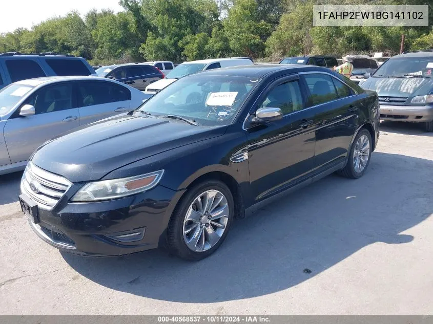 2011 Ford Taurus Limited VIN: 1FAHP2FW1BG141102 Lot: 40568537