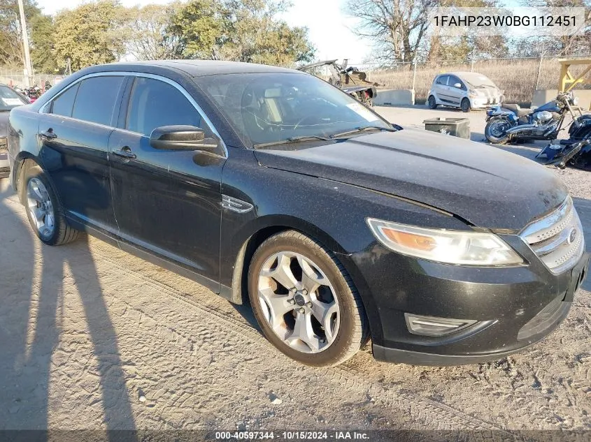 2011 Ford Taurus VIN: 1FAHP23W0BG112451 Lot: 40597344