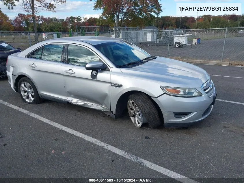 2011 Ford Taurus Sel VIN: 1FAHP2EW9BG126834 Lot: 40611589