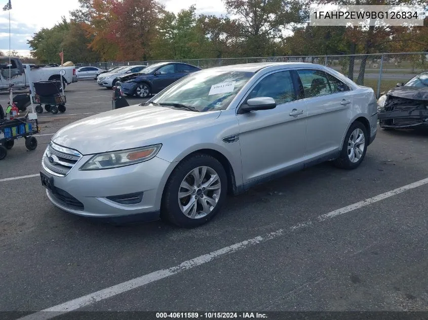 2011 Ford Taurus Sel VIN: 1FAHP2EW9BG126834 Lot: 40611589