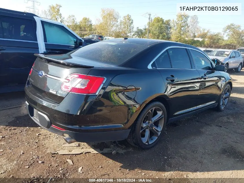 2011 Ford Taurus Sho VIN: 1FAHP2KT0BG129065 Lot: 40617346