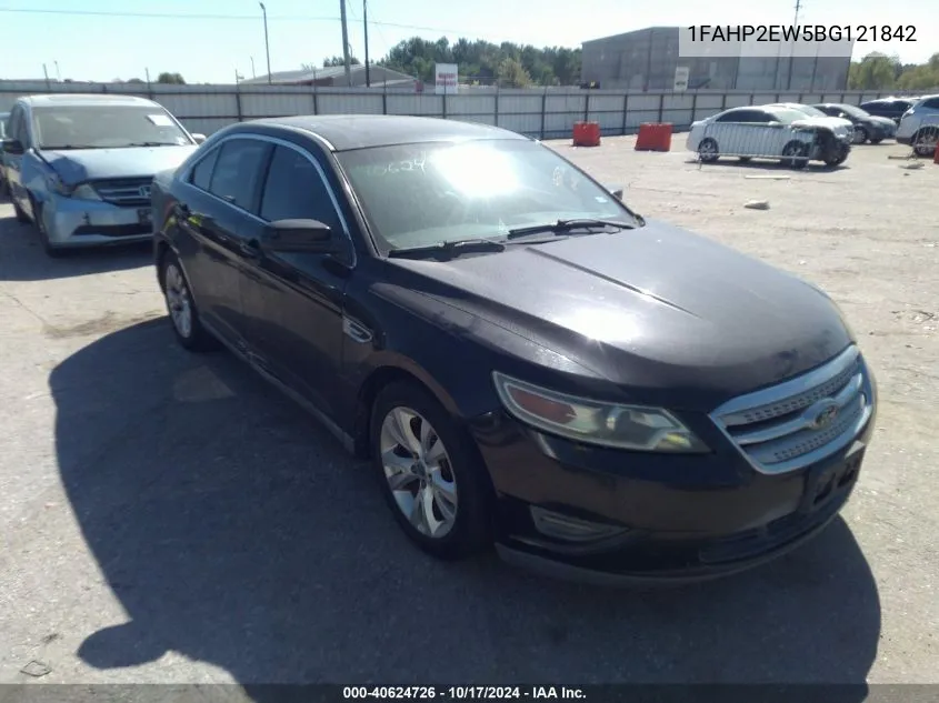 2011 Ford Taurus Sel VIN: 1FAHP2EW5BG121842 Lot: 40624726