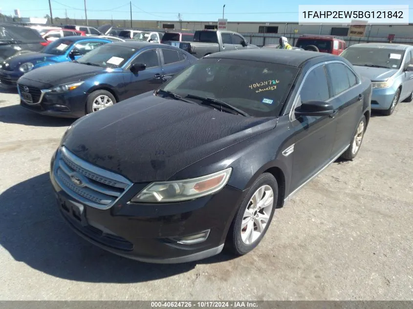 2011 Ford Taurus Sel VIN: 1FAHP2EW5BG121842 Lot: 40624726