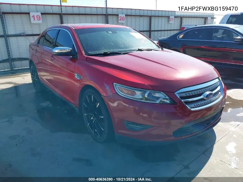 2011 Ford Taurus Limited VIN: 1FAHP2FWXBG159470 Lot: 40636390