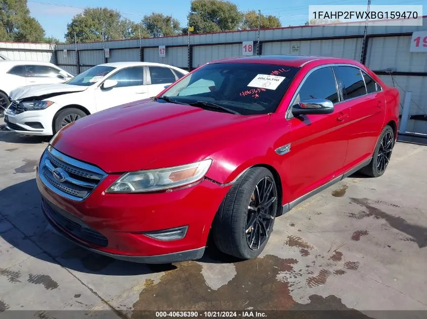 2011 Ford Taurus Limited VIN: 1FAHP2FWXBG159470 Lot: 40636390