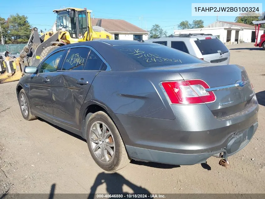 2011 Ford Taurus Limited VIN: 1FAHP2JW2BG100324 Lot: 40646880