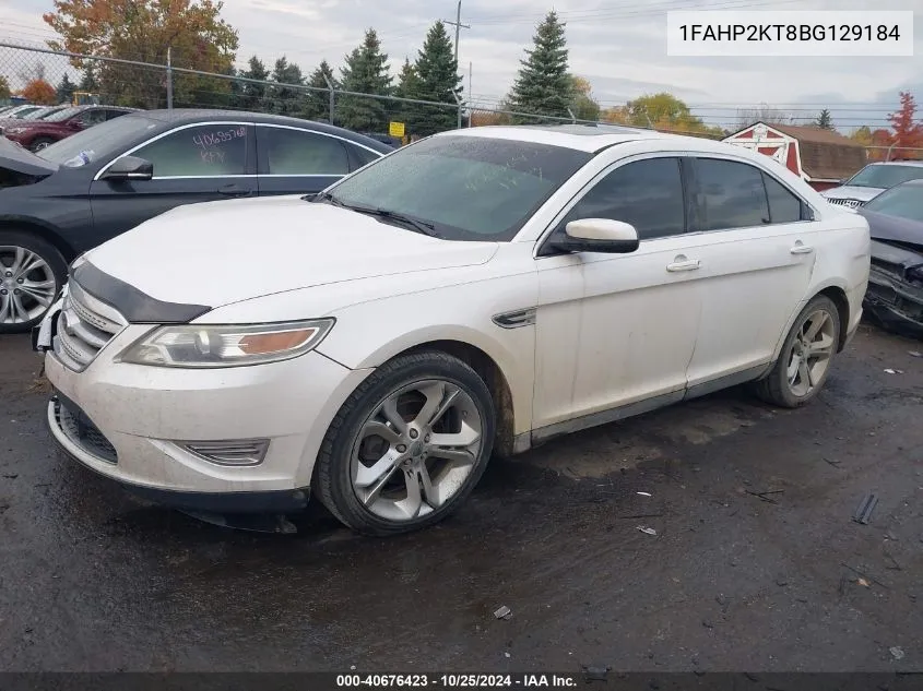 2011 Ford Taurus Sho VIN: 1FAHP2KT8BG129184 Lot: 40676423