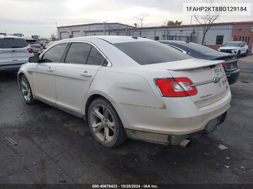 2011 Ford Taurus Sho VIN: 1FAHP2KT8BG129184 Lot: 40676423