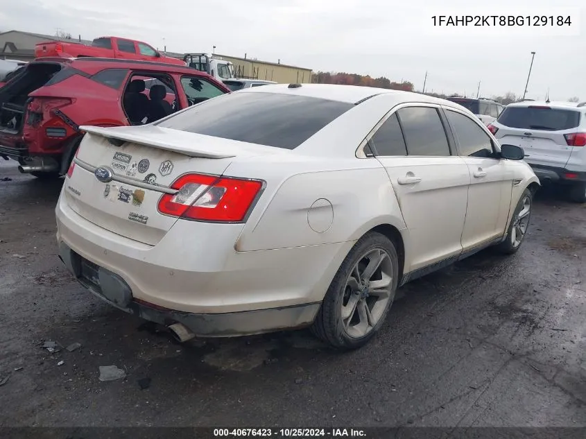 2011 Ford Taurus Sho VIN: 1FAHP2KT8BG129184 Lot: 40676423