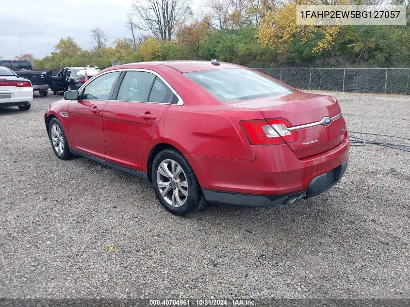 2011 Ford Taurus Sel VIN: 1FAHP2EW5BG127057 Lot: 40704961