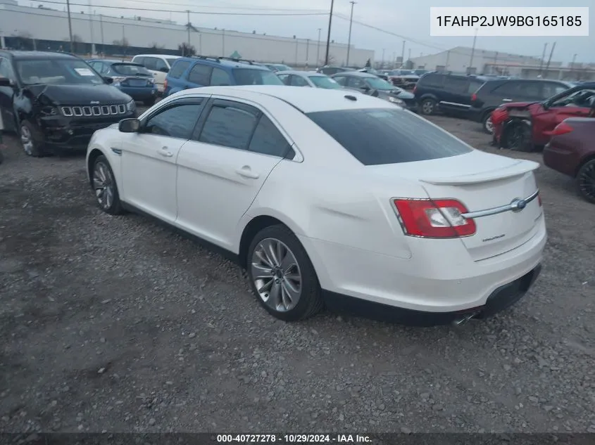 2011 Ford Taurus Limited VIN: 1FAHP2JW9BG165185 Lot: 40727278