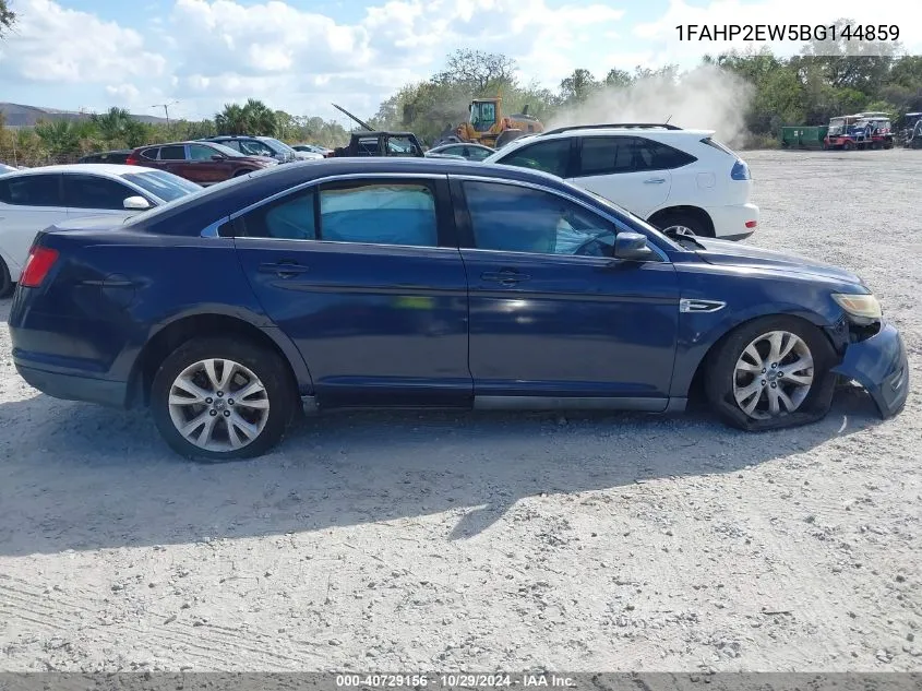 2011 Ford Taurus Sel VIN: 1FAHP2EW5BG144859 Lot: 40729156