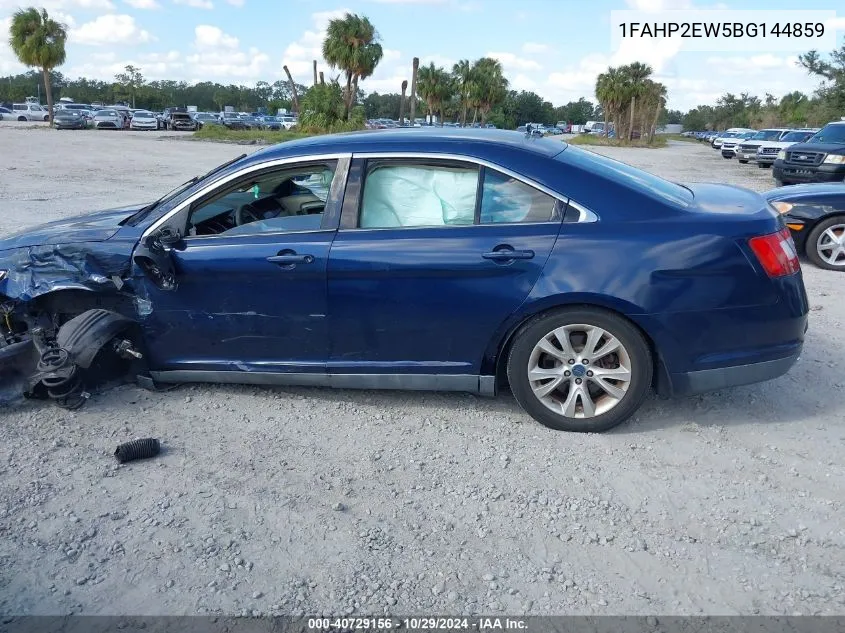 2011 Ford Taurus Sel VIN: 1FAHP2EW5BG144859 Lot: 40729156