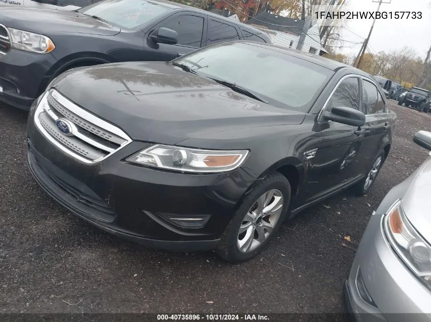 2011 Ford Taurus Sel VIN: 1FAHP2HWXBG157733 Lot: 40735896