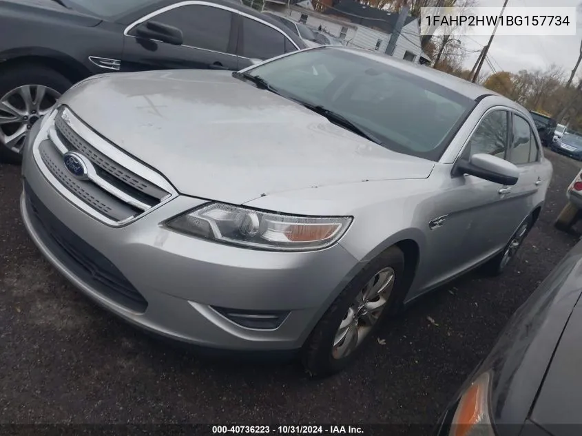 2011 Ford Taurus Sel VIN: 1FAHP2HW1BG157734 Lot: 40736223