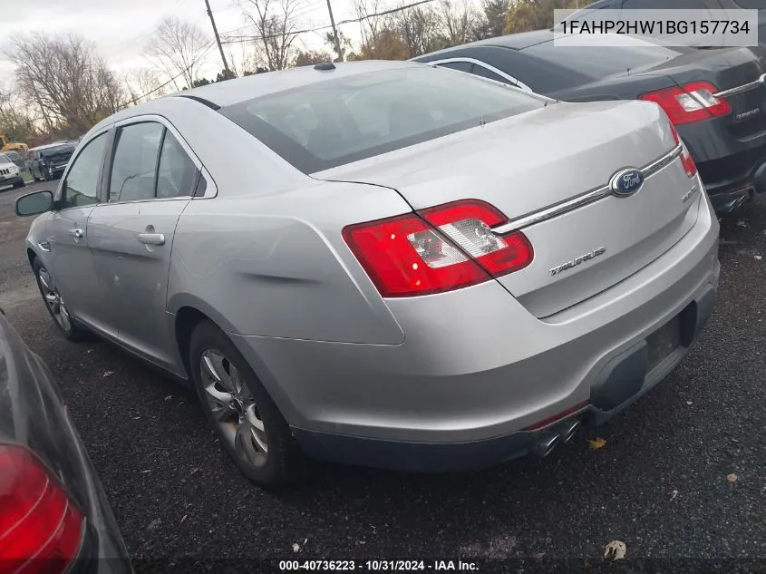 2011 Ford Taurus Sel VIN: 1FAHP2HW1BG157734 Lot: 40736223