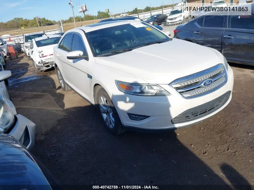 2011 Ford Taurus Sel VIN: 1FAHP2EW3BG141863 Lot: 40742759