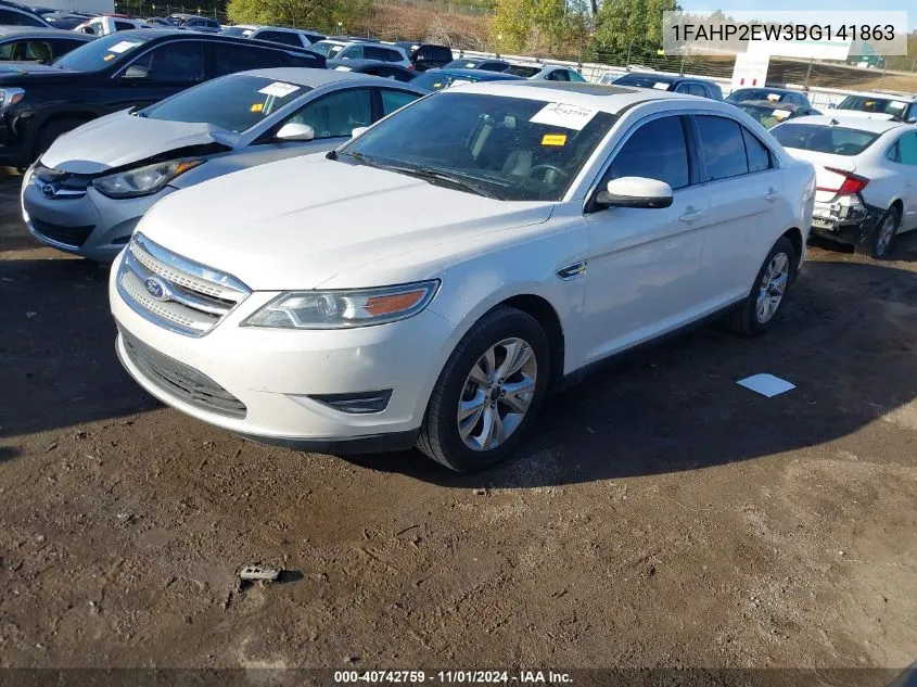 2011 Ford Taurus Sel VIN: 1FAHP2EW3BG141863 Lot: 40742759