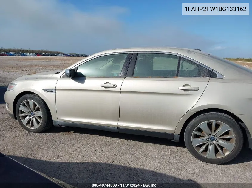 2011 Ford Taurus Limited VIN: 1FAHP2FW1BG133162 Lot: 40744089