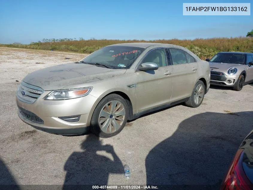 2011 Ford Taurus Limited VIN: 1FAHP2FW1BG133162 Lot: 40744089