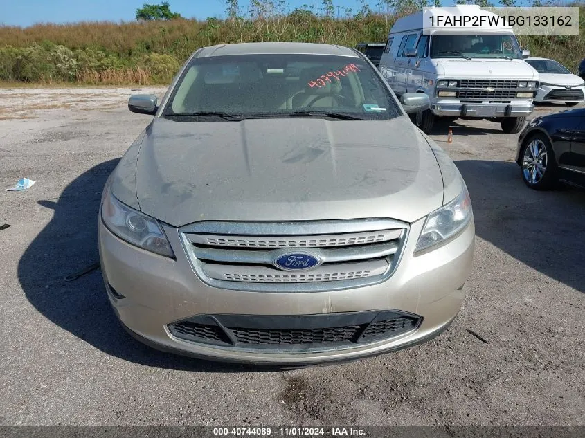 2011 Ford Taurus Limited VIN: 1FAHP2FW1BG133162 Lot: 40744089