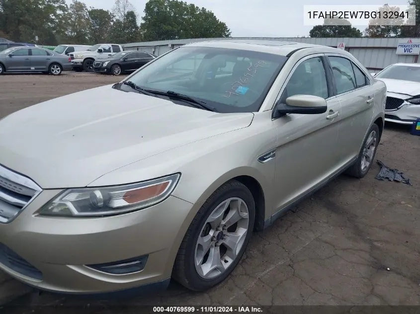 2011 Ford Taurus Sel VIN: 1FAHP2EW7BG132941 Lot: 40769599