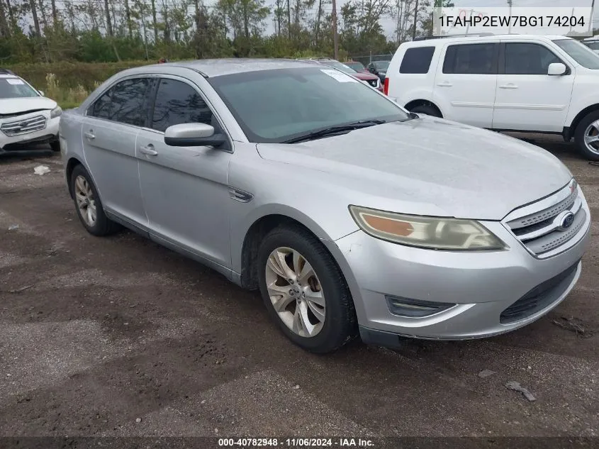 2011 Ford Taurus Sel VIN: 1FAHP2EW7BG174204 Lot: 40782948