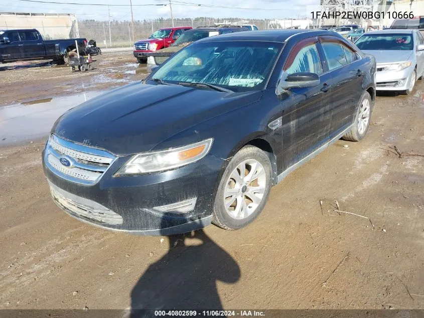 2011 Ford Taurus Sel VIN: 1FAHP2EW0BG110666 Lot: 40802599