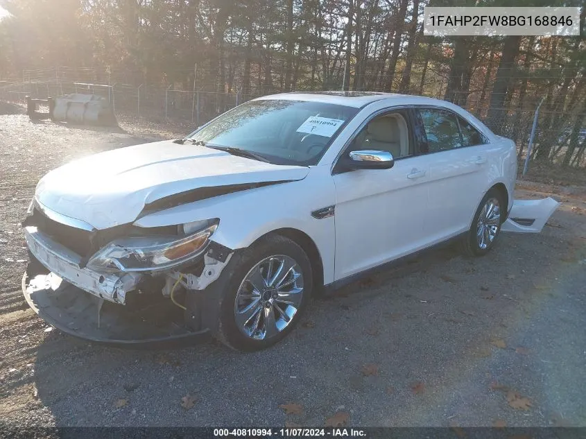 2011 Ford Taurus Limited VIN: 1FAHP2FW8BG168846 Lot: 40810994