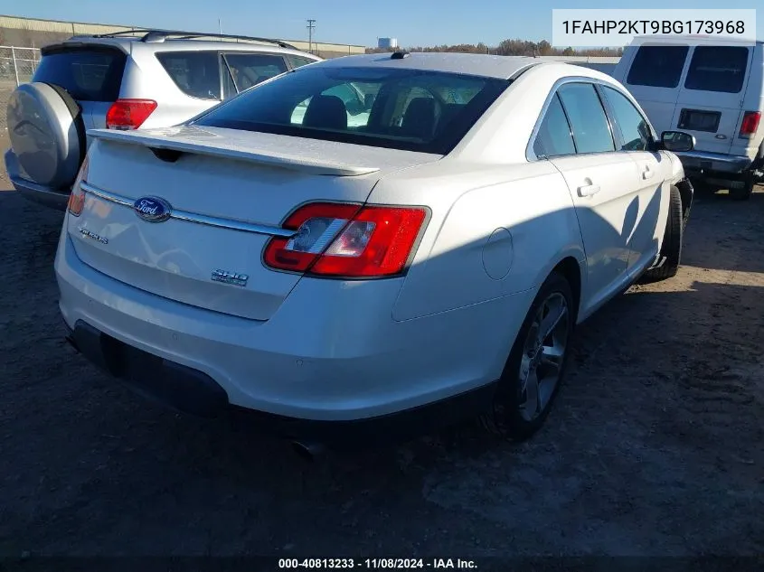 2011 Ford Taurus Sho VIN: 1FAHP2KT9BG173968 Lot: 40813233