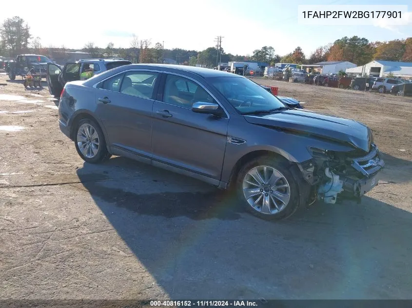 2011 Ford Taurus Limited VIN: 1FAHP2FW2BG177901 Lot: 40816152