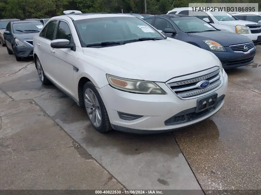 2011 Ford Taurus Limited VIN: 1FAHP2FW1BG186895 Lot: 40822530