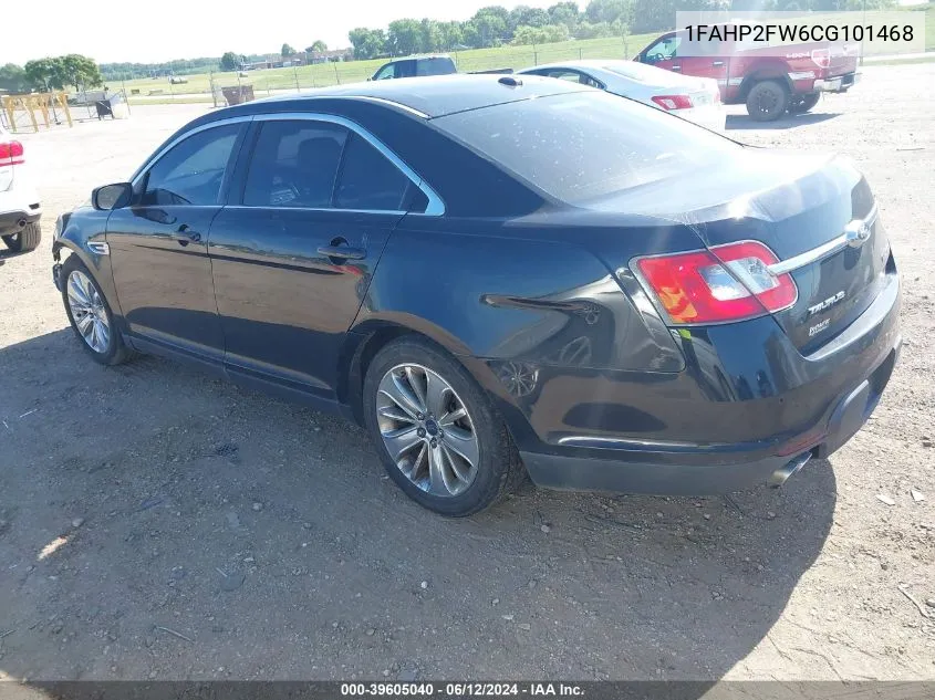 1FAHP2FW6CG101468 2012 Ford Taurus Limited