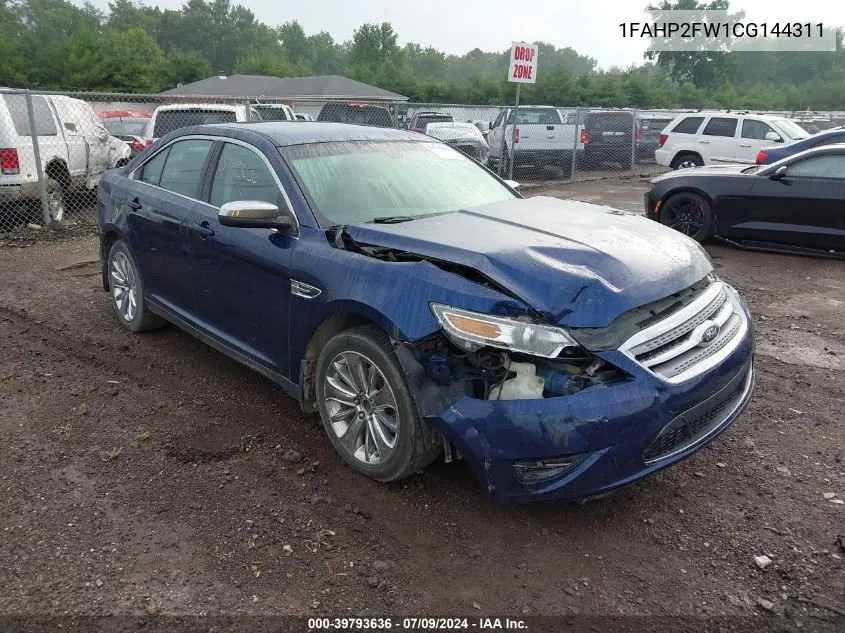 2012 Ford Taurus Limited VIN: 1FAHP2FW1CG144311 Lot: 39793636