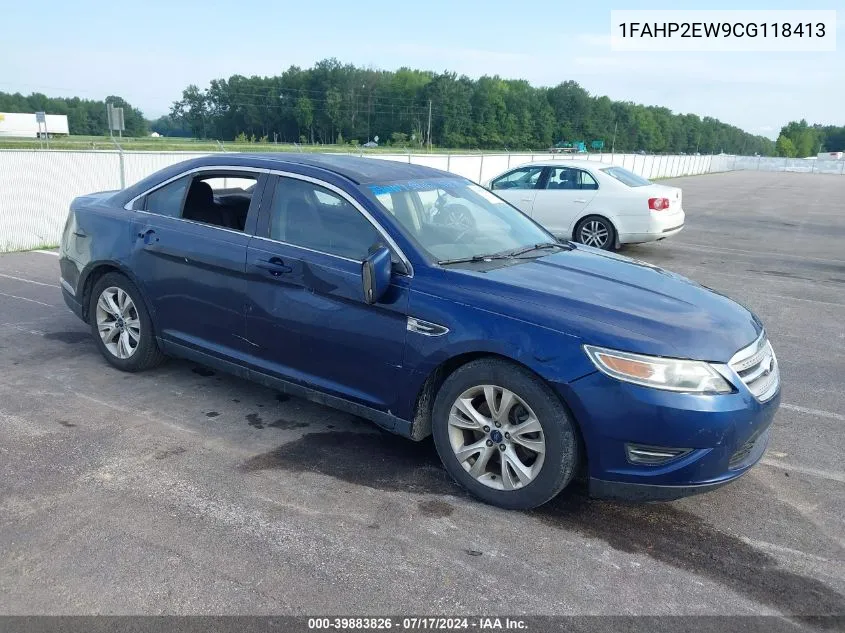 2012 Ford Taurus Sel VIN: 1FAHP2EW9CG118413 Lot: 39883826