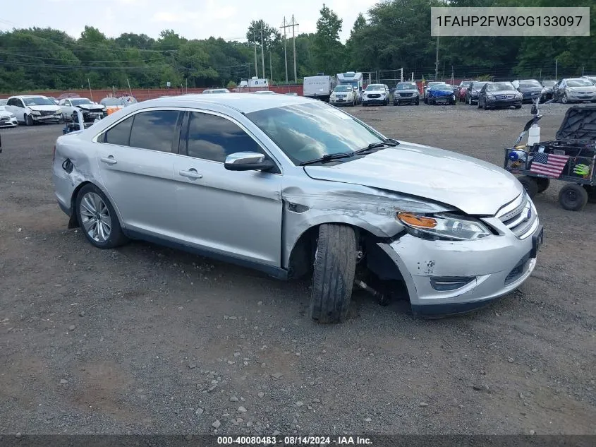 2012 Ford Taurus Limited VIN: 1FAHP2FW3CG133097 Lot: 40080483