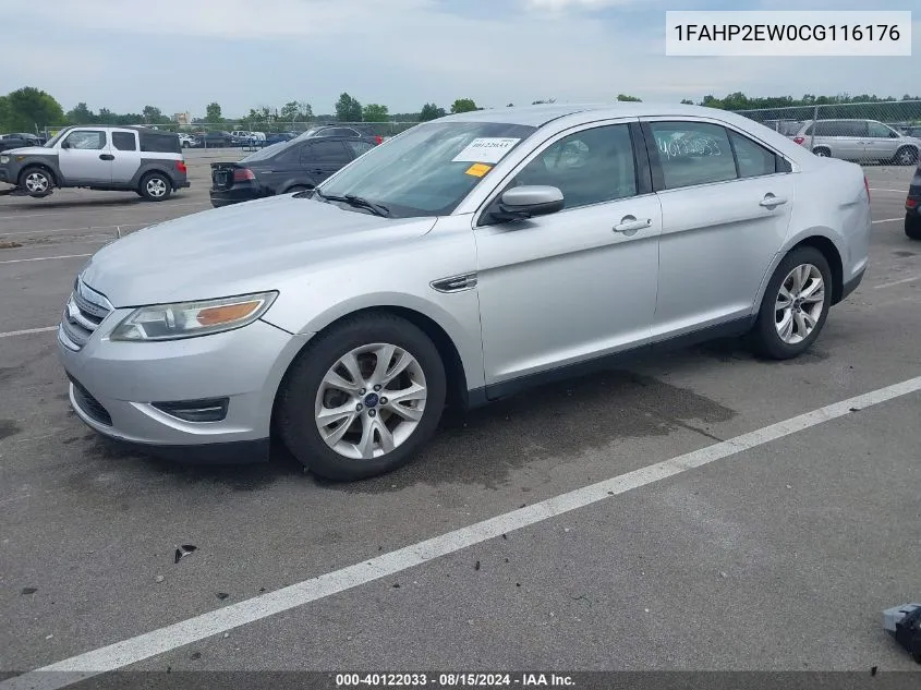 1FAHP2EW0CG116176 2012 Ford Taurus Sel