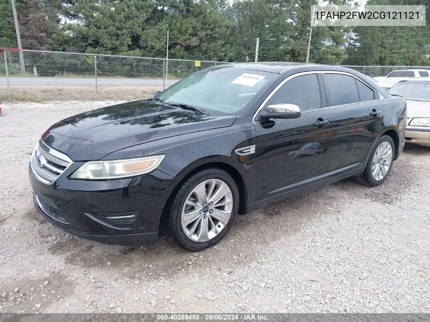 2012 Ford Taurus Limited VIN: 1FAHP2FW2CG121121 Lot: 40289458