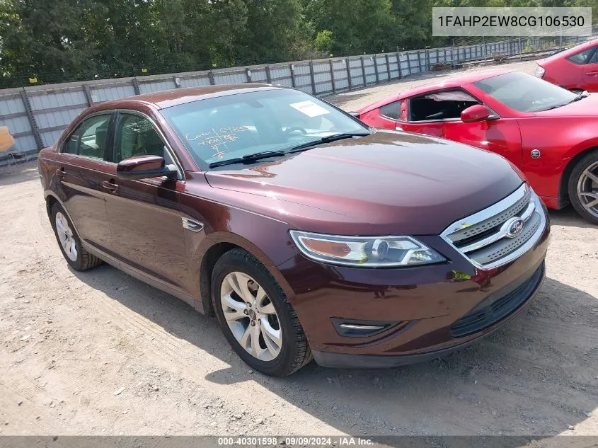 2012 Ford Taurus Sel VIN: 1FAHP2EW8CG106530 Lot: 40301598